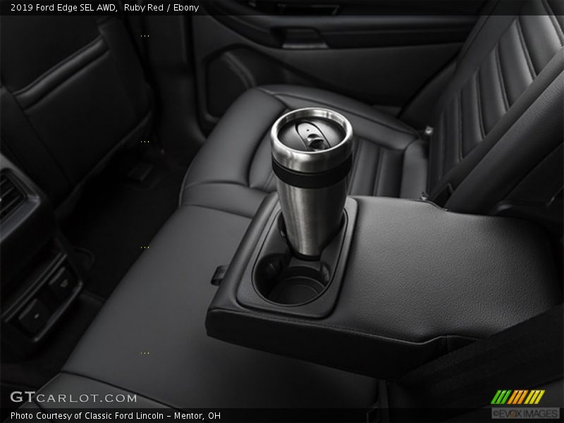 Ruby Red / Ebony 2019 Ford Edge SEL AWD
