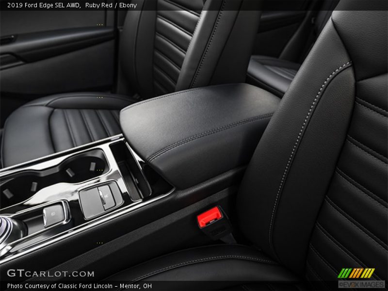 Ruby Red / Ebony 2019 Ford Edge SEL AWD