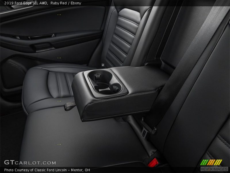 Ruby Red / Ebony 2019 Ford Edge SEL AWD