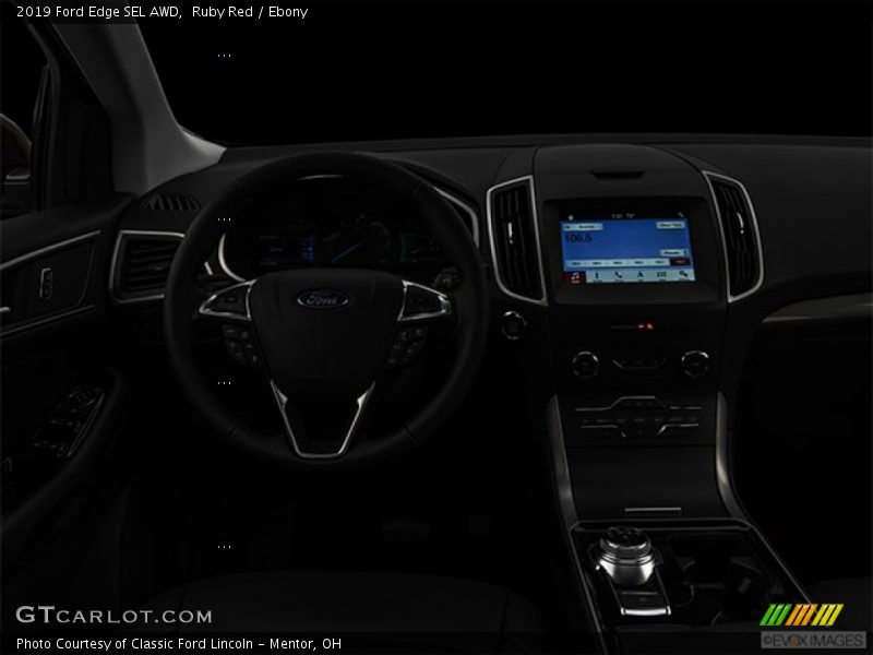Ruby Red / Ebony 2019 Ford Edge SEL AWD