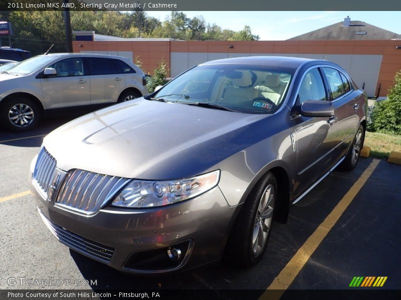 Sterling Gray Metallic / Cashmere 2011 Lincoln MKS AWD
