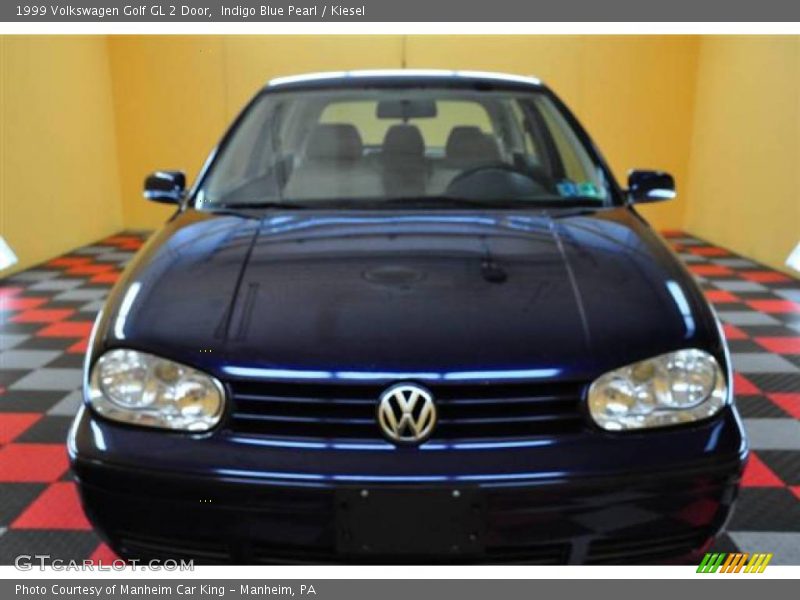 Indigo Blue Pearl / Kiesel 1999 Volkswagen Golf GL 2 Door