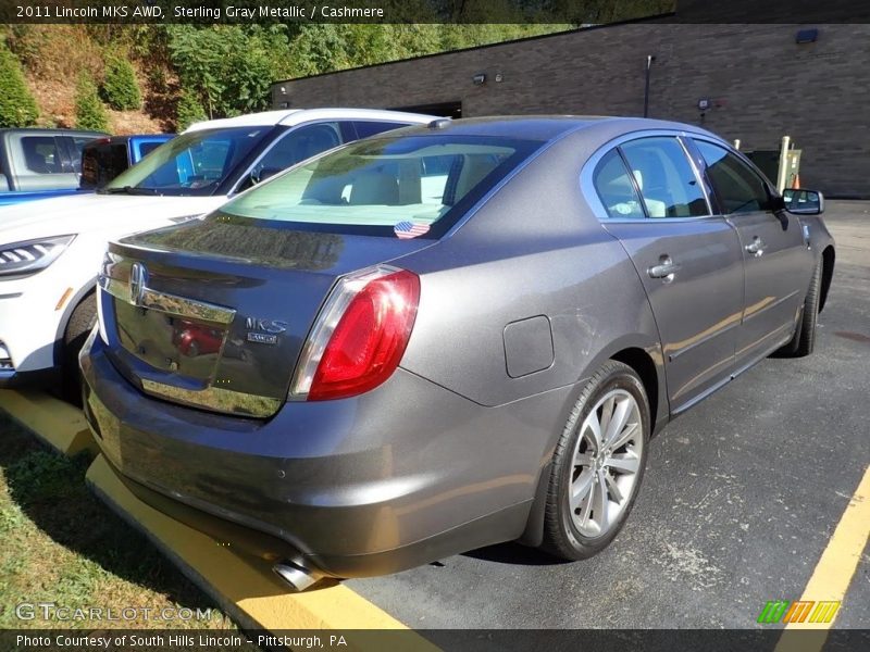 Sterling Gray Metallic / Cashmere 2011 Lincoln MKS AWD
