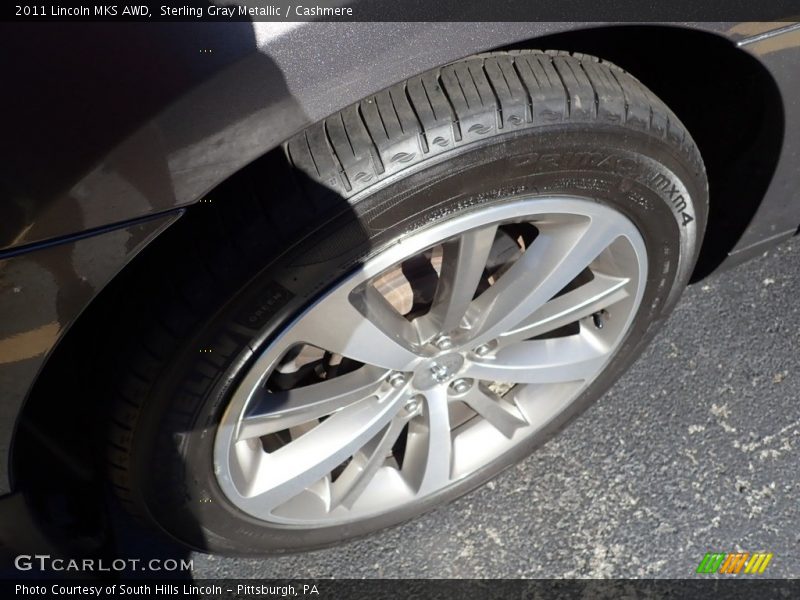 Sterling Gray Metallic / Cashmere 2011 Lincoln MKS AWD
