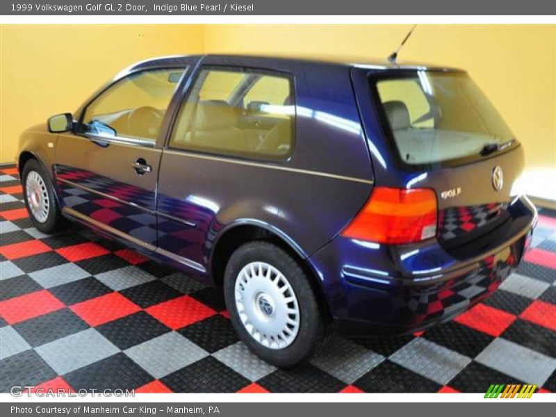 Indigo Blue Pearl / Kiesel 1999 Volkswagen Golf GL 2 Door