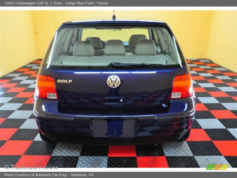 Indigo Blue Pearl / Kiesel 1999 Volkswagen Golf GL 2 Door