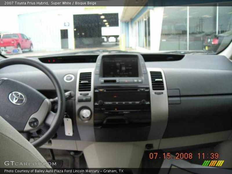Super White / Bisque Beige 2007 Toyota Prius Hybrid