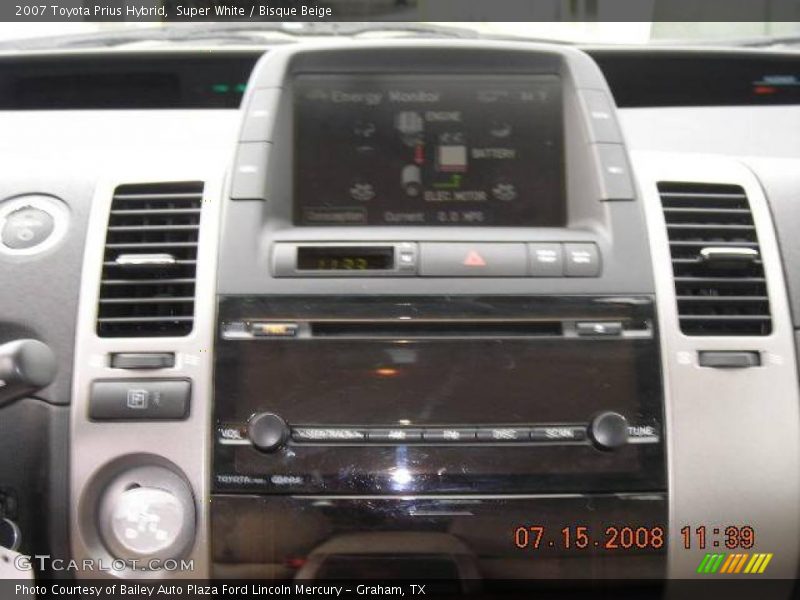 Super White / Bisque Beige 2007 Toyota Prius Hybrid