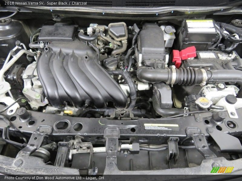 Super Black / Charcoal 2018 Nissan Versa SV