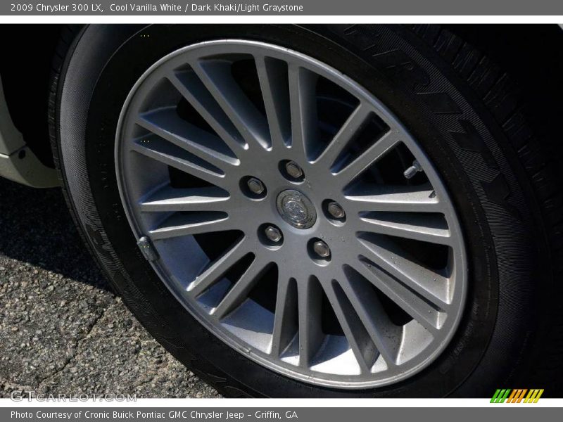 Cool Vanilla White / Dark Khaki/Light Graystone 2009 Chrysler 300 LX