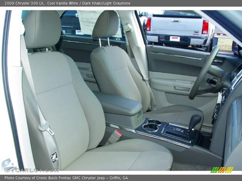Cool Vanilla White / Dark Khaki/Light Graystone 2009 Chrysler 300 LX