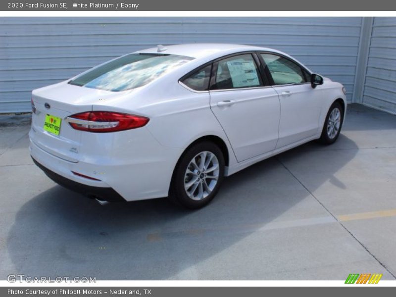 White Platinum / Ebony 2020 Ford Fusion SE
