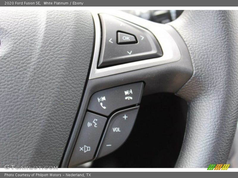 White Platinum / Ebony 2020 Ford Fusion SE