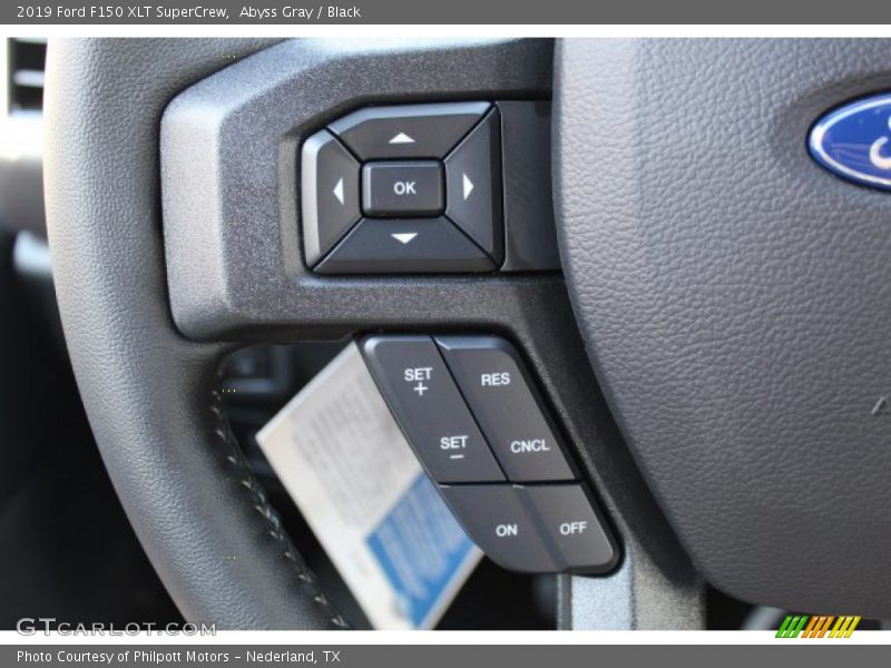 Abyss Gray / Black 2019 Ford F150 XLT SuperCrew