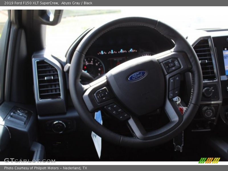 Abyss Gray / Black 2019 Ford F150 XLT SuperCrew