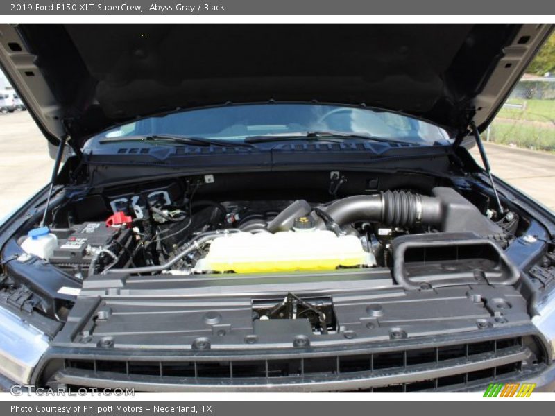 Abyss Gray / Black 2019 Ford F150 XLT SuperCrew