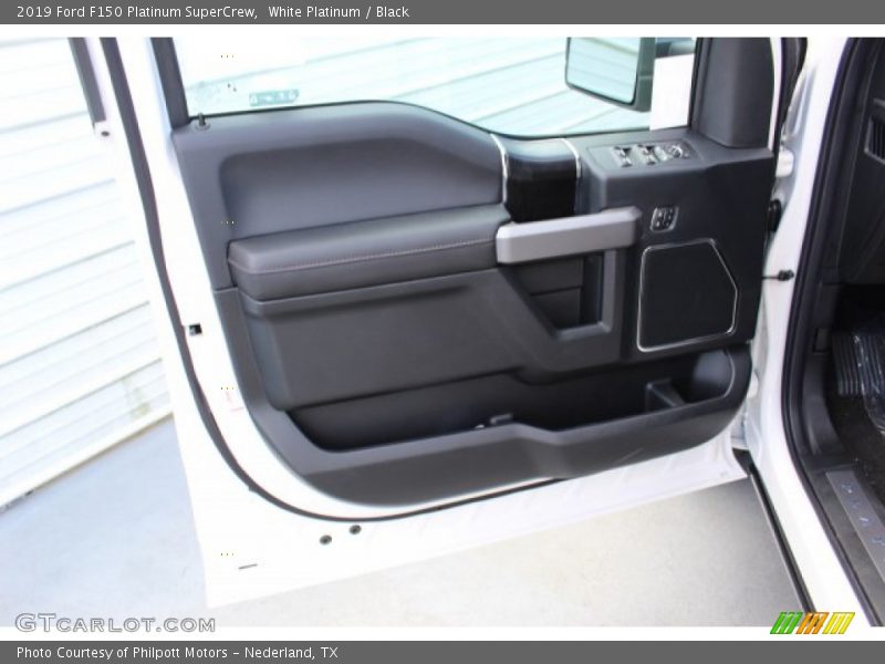 White Platinum / Black 2019 Ford F150 Platinum SuperCrew
