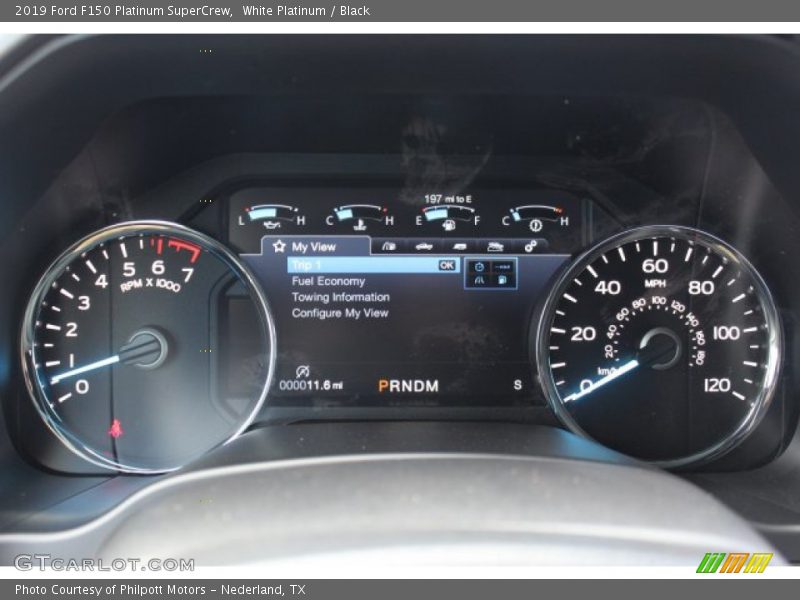 White Platinum / Black 2019 Ford F150 Platinum SuperCrew