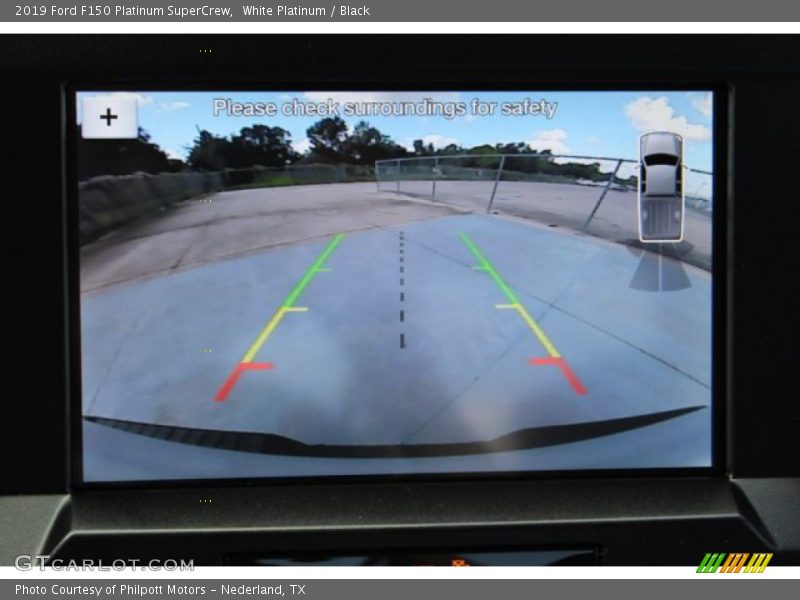 White Platinum / Black 2019 Ford F150 Platinum SuperCrew