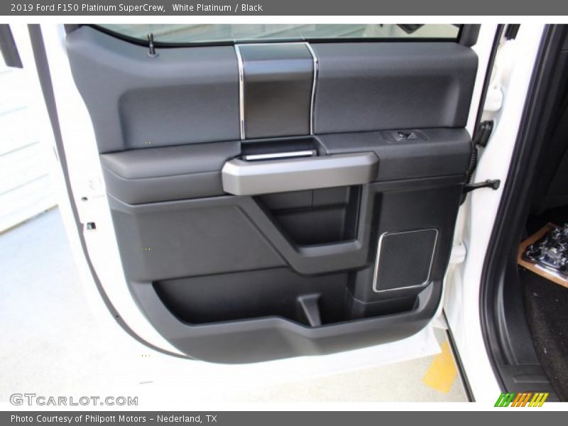 White Platinum / Black 2019 Ford F150 Platinum SuperCrew