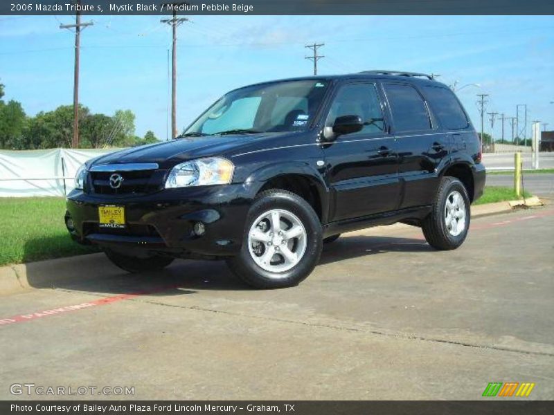 Mystic Black / Medium Pebble Beige 2006 Mazda Tribute s