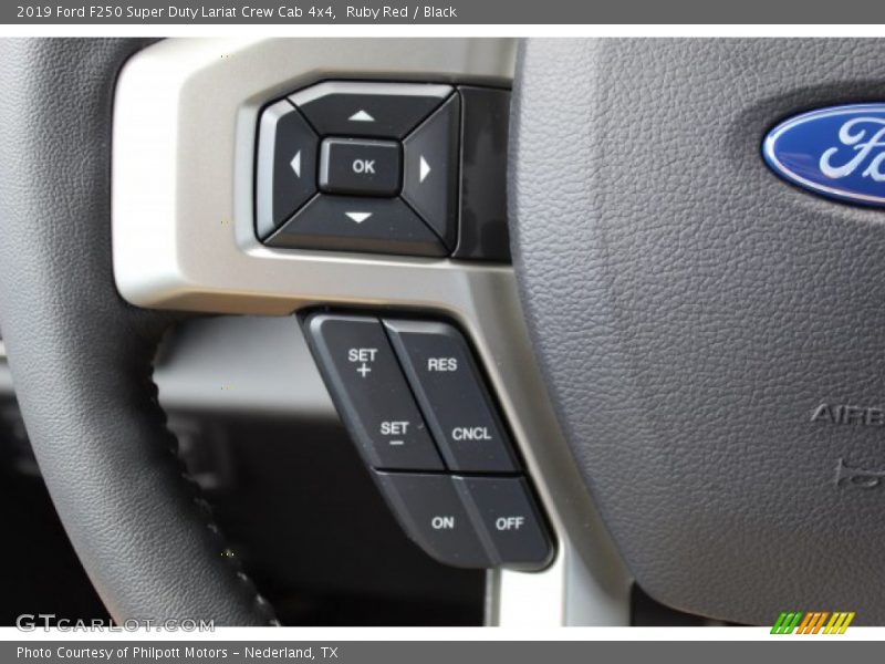 Ruby Red / Black 2019 Ford F250 Super Duty Lariat Crew Cab 4x4