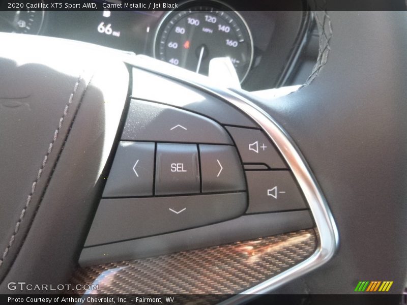 Garnet Metallic / Jet Black 2020 Cadillac XT5 Sport AWD