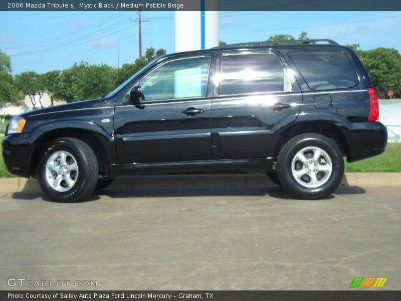 Mystic Black / Medium Pebble Beige 2006 Mazda Tribute s