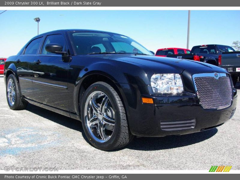 Brilliant Black / Dark Slate Gray 2009 Chrysler 300 LX