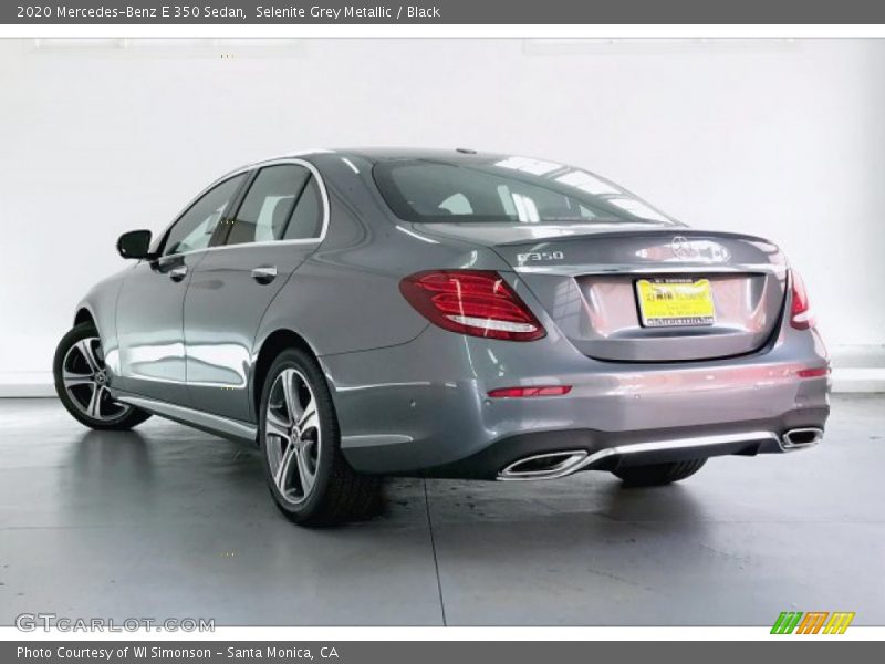 Selenite Grey Metallic / Black 2020 Mercedes-Benz E 350 Sedan