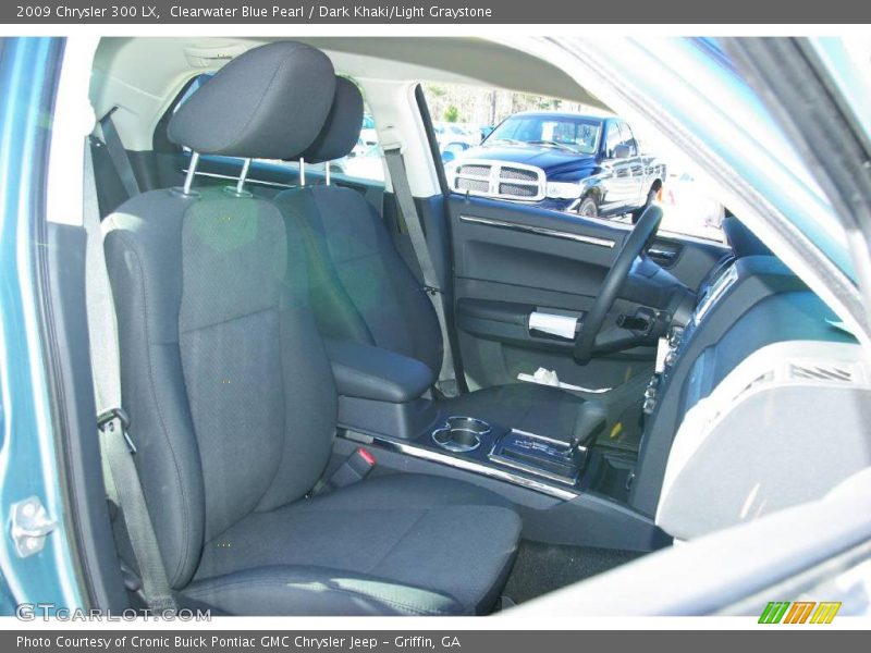 Clearwater Blue Pearl / Dark Khaki/Light Graystone 2009 Chrysler 300 LX
