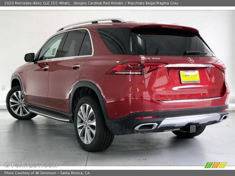 designo Cardinal Red Metallic / Macchiato Beige/Magma Grey 2020 Mercedes-Benz GLE 350 4Matic