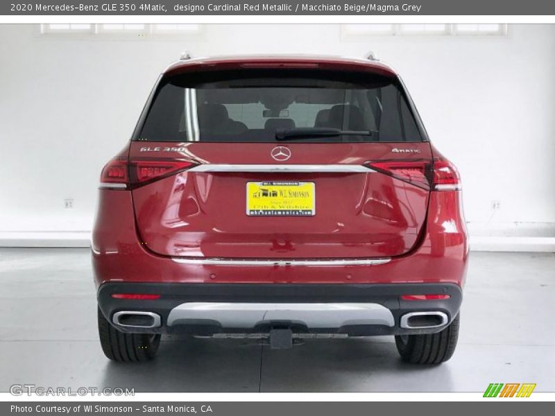 designo Cardinal Red Metallic / Macchiato Beige/Magma Grey 2020 Mercedes-Benz GLE 350 4Matic