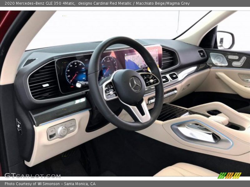 designo Cardinal Red Metallic / Macchiato Beige/Magma Grey 2020 Mercedes-Benz GLE 350 4Matic