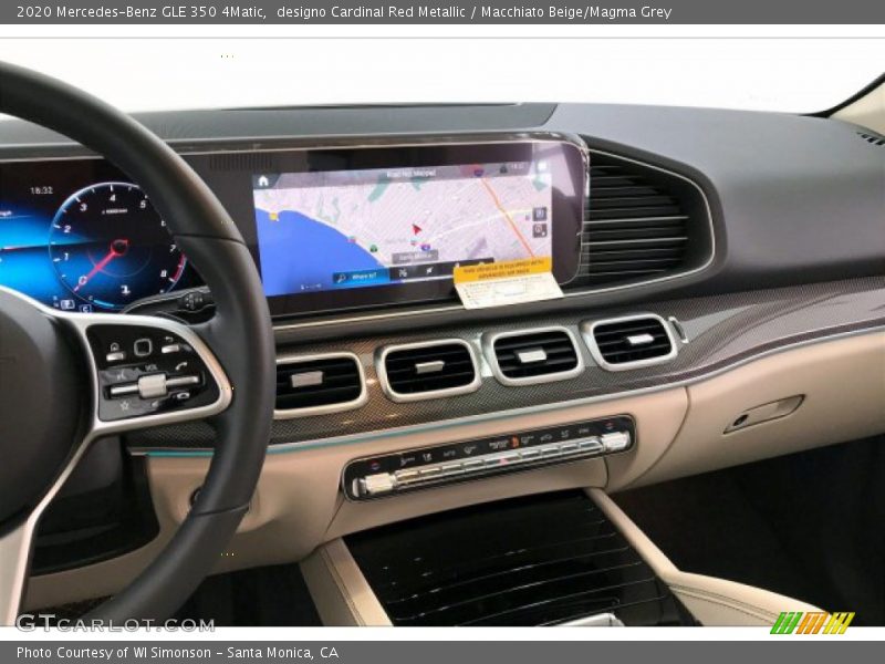 designo Cardinal Red Metallic / Macchiato Beige/Magma Grey 2020 Mercedes-Benz GLE 350 4Matic