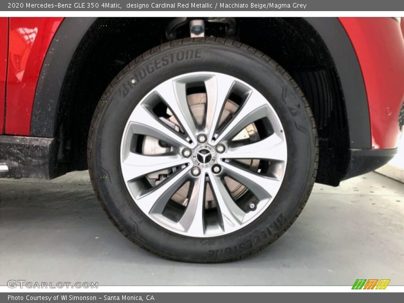 designo Cardinal Red Metallic / Macchiato Beige/Magma Grey 2020 Mercedes-Benz GLE 350 4Matic