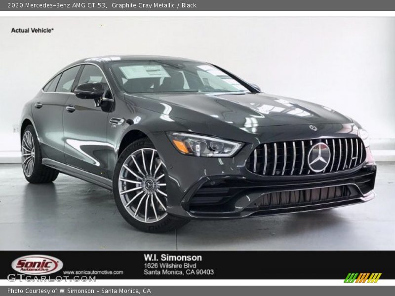 Graphite Gray Metallic / Black 2020 Mercedes-Benz AMG GT 53