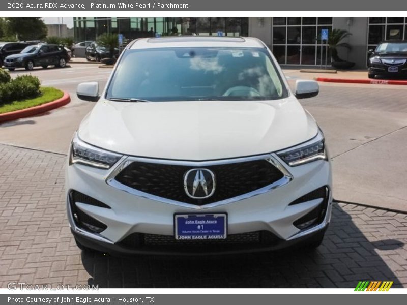 Platinum White Pearl / Parchment 2020 Acura RDX Advance