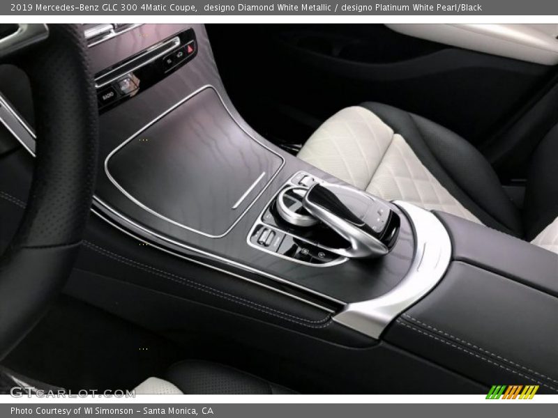 designo Diamond White Metallic / designo Platinum White Pearl/Black 2019 Mercedes-Benz GLC 300 4Matic Coupe
