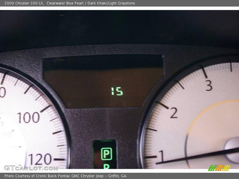 Clearwater Blue Pearl / Dark Khaki/Light Graystone 2009 Chrysler 300 LX
