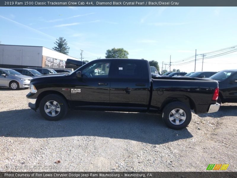 Diamond Black Crystal Pearl / Black/Diesel Gray 2019 Ram 1500 Classic Tradesman Crew Cab 4x4
