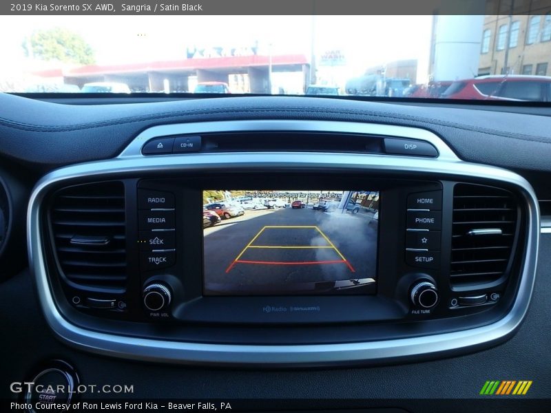 Sangria / Satin Black 2019 Kia Sorento SX AWD