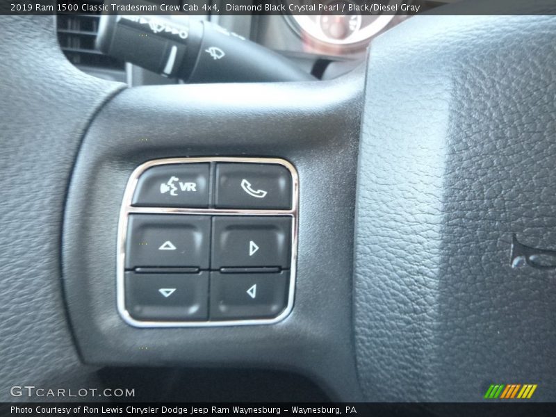 Diamond Black Crystal Pearl / Black/Diesel Gray 2019 Ram 1500 Classic Tradesman Crew Cab 4x4