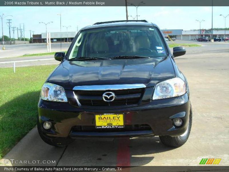 Mystic Black / Medium Pebble Beige 2006 Mazda Tribute s