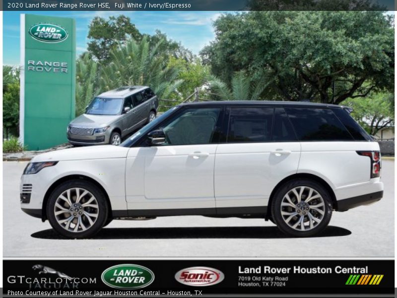 Fuji White / Ivory/Espresso 2020 Land Rover Range Rover HSE