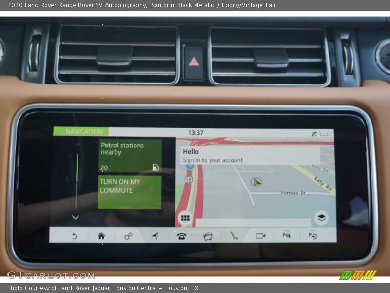 Navigation of 2020 Range Rover SV Autobiography