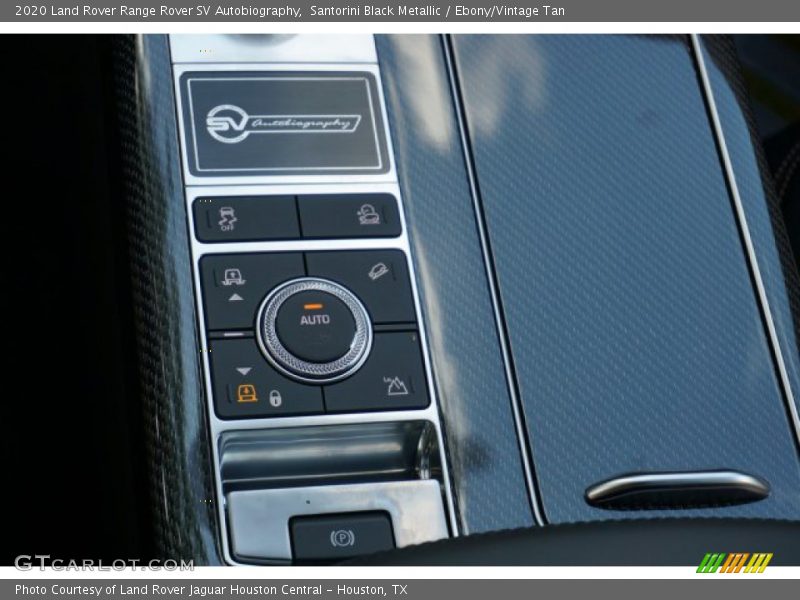 Controls of 2020 Range Rover SV Autobiography