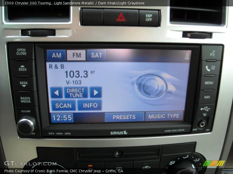 Light Sandstone Metallic / Dark Khaki/Light Graystone 2009 Chrysler 300 Touring