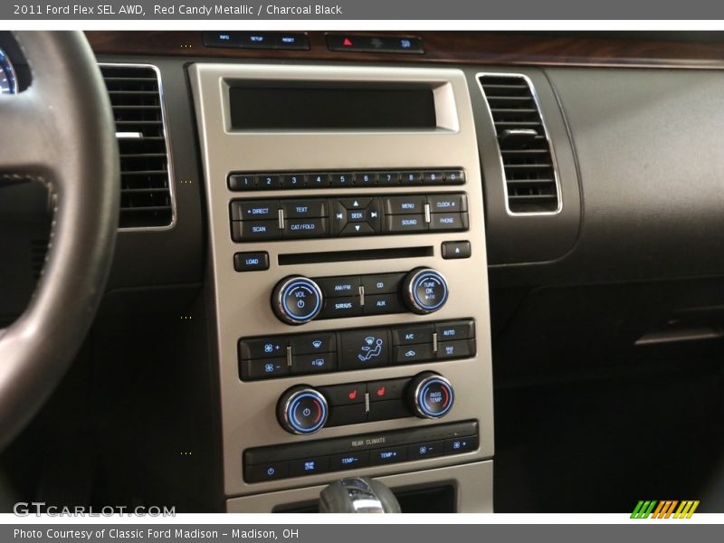 Red Candy Metallic / Charcoal Black 2011 Ford Flex SEL AWD