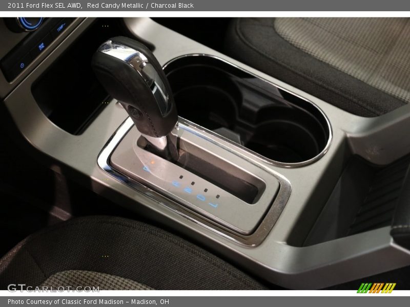 Red Candy Metallic / Charcoal Black 2011 Ford Flex SEL AWD